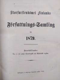 Storfurstendömet Finlands författnings-samling ör 1879