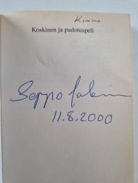 Koskinen ja pudotuspeli : rikosromaani (signeerattu)