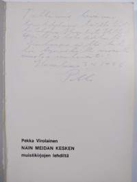 Näin meidän kesken : muistikirjojen lehdiltä (signeerattu, tekijän omiste)