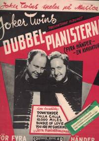 Dubbel Pianisterna för fyra händer, pianolle nelikätisesti