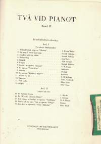 Två vid pianot Del 2 : Fyrhändige pianostycken samlade och delvis arrangerade av Martn Sundberg