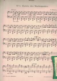 Marionettes Suite pour le piano à 4 mains Op. 1