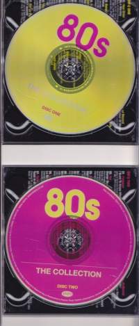CD - 80s - The Collection, 2012. 3 CDs - 60 Definitive Hits (Rock,New Wave, Pop Rock, Post-Punk, Classic Rock). Rhino 5310547135