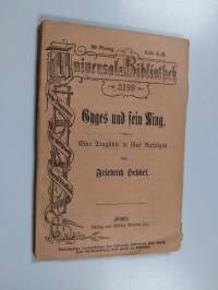 Gyges und sein Ring - eine Tragödie in fünf Akten
