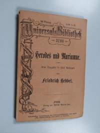 Herodes und Mariamne : eine Tragödie in fünf Aufzügen
