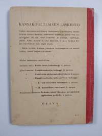 Kansakoululaisen laskento 4 : Kaupunkien ja muiden asutuskeskusten laskennon ja mittausopin oppikirja