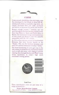 Claudius B 10 BC - AD - AD 54 Didrachm Silver  Cappadodia - raha jälkipainos