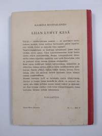 Liian lyhyt kesä : kertomus kahden tytön kesäseikkailuista