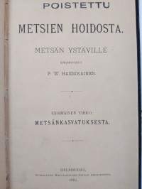 Metsien hoidosta : metsän ystäville, vihko 1 : Metsänkasvatuksesta