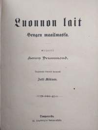 Luonnon lait hengen maailmasta