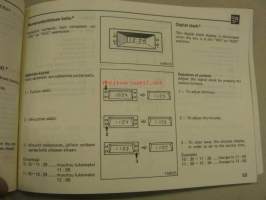 Mitsubishi Tredia 1983 -käyttöohjekirja