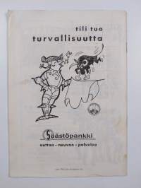 Etelä-Hämeen nuorisoseurojen liiton teatteriohjelmisto 1963-1964