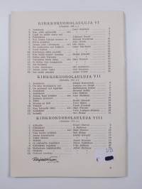 Kirkkokuorolauluja 4 : Helsingin Johanneksenkirkon kuoron ohjelmistoa