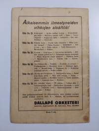 Tanssiorkesteri Dallape : Tanssiuutuuksia 29-34