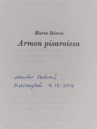Armon pisaroissa (signeerattu)
