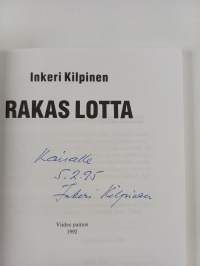 Rakas lotta (signeerattu, tekijän omiste)