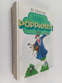 Maija Poppanen 3 ja 4 : Maija Poppanen avaa oven ; Maija Poppanen puistossa