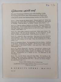Gitarren spielt auf - beliebte und volkstümliche Lieder für Gesang und Gitarre heft 1-7 (Nro 6 puuttuu)
