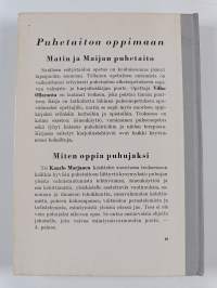 Matin ja Maijan puhetaito : puhetaidon alkeiden valmiste- ja harjoituskirja kansakouluja ja kerhoja varten