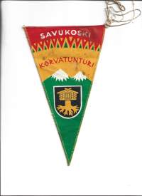 Savukoski Korvatunturi - matkailuviiri  viiri n 15x30 cm