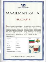 Bulgaria   1,2,5,10,20,50 Stotinka 1 Lev   7 kpl rahasarja 1999-2002  ulkomainen kolikko