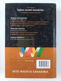 Saksa-suomi-sanakirja = Wörterbuch Deutsch-Finnisch