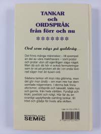 Tankar och ordspråk från förr och nu