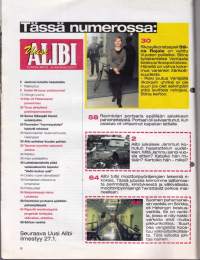 Alibi 2000 N:o 1.  Kaikki 90-luvun poliisisurmat. 15-vuotias sarjaraiskaaja riehui veitsen kanssa. Jammun kohuttu haastattelu.