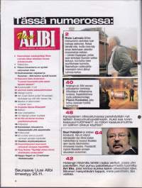 Alibi 1999 N:o 11.  Huijasiko Sanna Sillanpää? Paloittelin mutta en murhannut. Kuolema klo 17.23.