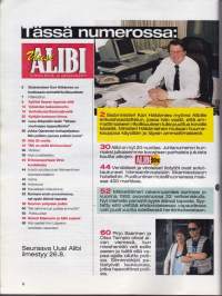 Alibi 1999 N:o 8.  20-vuotisjuhlanumero! &quot;Äiti on siellä leivinuunissa&quot; Viron bordellit. Lusu Ahlqvistin leski kertoo.