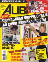 Alibi 1998 N:o 7. Sokean koira potkittiin hengiltä. Alibi FBI:n kurssilla. Vehmersalmen pankkiryöstö. Velanperintää pesäpallomailalla.