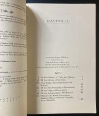 Essays : Moral, Political and Literary