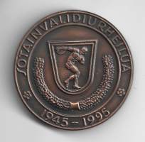 Sotainvalidiurheilu 1945 - 1885  - mitali Kuortane 1997 50 mm