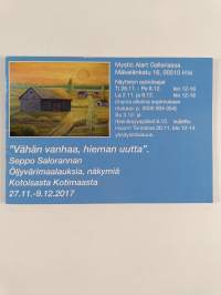 &quot;Vähän vanhaa, hieman uutta&quot;. Seppo Salorannan öljyvärimaalauksia, näkymiä Kotoisasta Kotimaasta 27.11.-9.12.2017