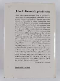 John F. Kennedy, presidentti