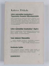Lukion matematiikan harjoituskirja 2 : Trigonometria, geometria, differentiaaliyhtälöt