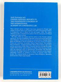 Finnish national reports to the Fourteenth Congress of the International Academy of Comparative Law, Athens, 1994