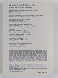 Research in teacher education : international perspectives