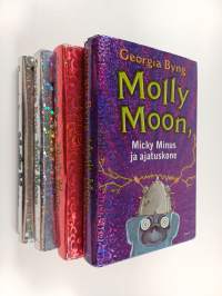 Molly Moon -paketti (4kirjaa) : Hervoton hypnoosiseikkailu : Molly Moon ja tajuton timanttitemppu ; Molly Moon ja arvaamaton aikamatka ; Molly Moon ja Micky Minus...