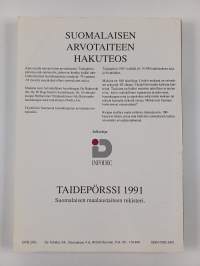 Taidepörssi 1991 : suomalaisen maalaustaiteen rekisteri