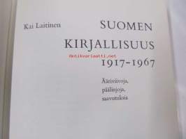 Suomen kirjallisuus 1917-1967. Ääriviivoja, päälinjoja, saavutuksia