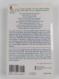 Book of Answers : The New York Public Library Telephone Reference Service&#039;s Most Unusual and Enter