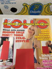 Lollo 1999 no 4. Liitteenä jättijuliste- kalenteri Aikuisviihdelehti K-18