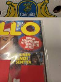 Lollo 2001 no 1. Mukana juliste.  Aikuisviihdelehti K-18