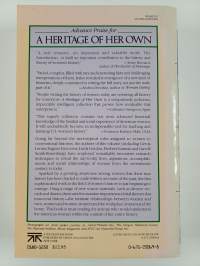A heritage of her own : toward a new social history of American women