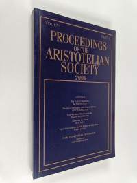 Proceedings of the The Aristotelian society 2006