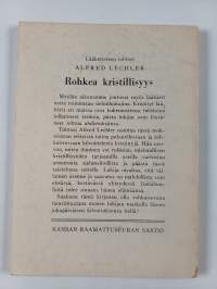 Rohkea kristillisyys