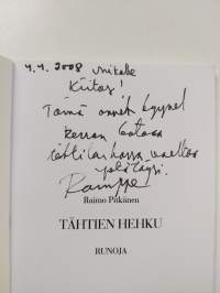 Tähtien hehku : runoja (signeerattu, tekijän omiste)