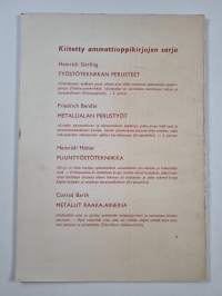 Koneenpiirustusohjeita ja täydennyspiirustuksia ammattikouluja ym. varten