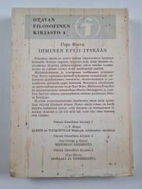 Ihminen etsii itseään : ihmisen ongelma marxismissa, eksistentialismissa ja personalismissa
